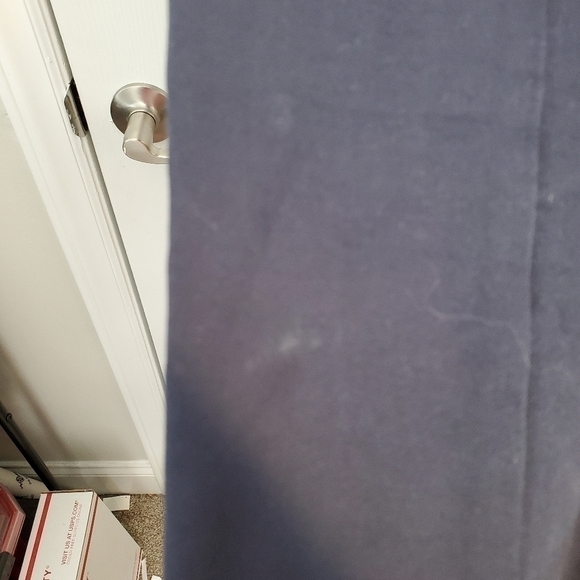 EVERLANE Skinny Navy Stretch Trousers with Side Zipper - Picture 7 of 12